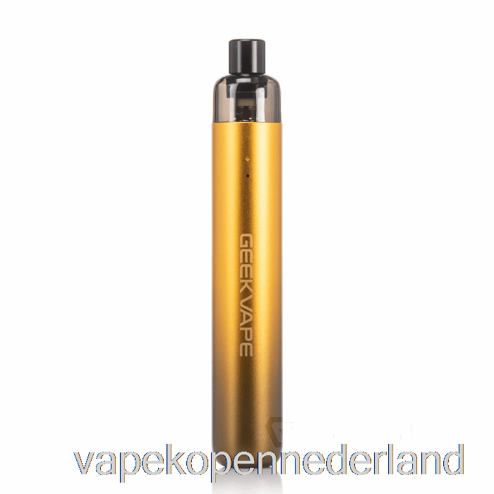 Vape Nederland Geek Vape Wenax Sc Starterkit Goud Zwart